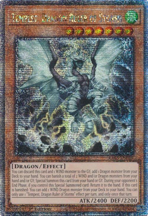 Tempest, Dragon Ruler of Storms (Quarter Century Secret Rare) [RA03-EN011] Quarter Century Secret Rare | Gam3 Escape