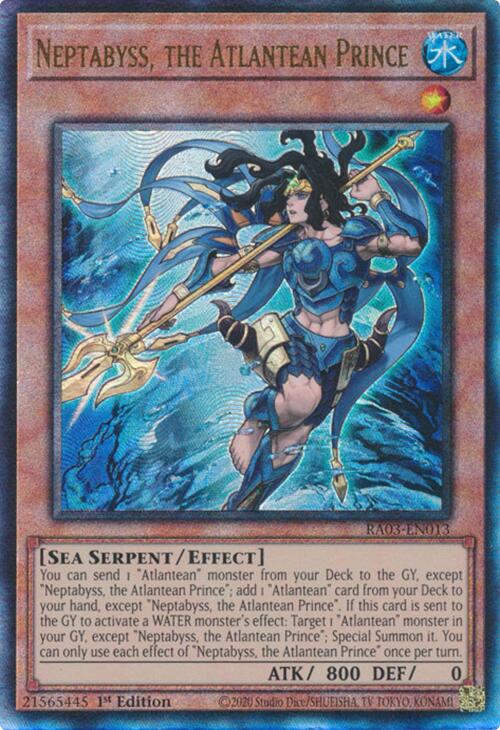 Neptabyss, the Atlantean Prince (UTR) [RA03-EN013] Prismatic Ultimate Rare | Gam3 Escape