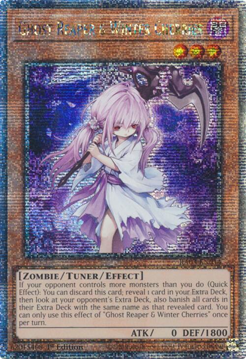 Ghost Reaper & Winter Cherries (Quarter Century Secret Rare) [RA03-EN014] Quarter Century Secret Rare | Gam3 Escape