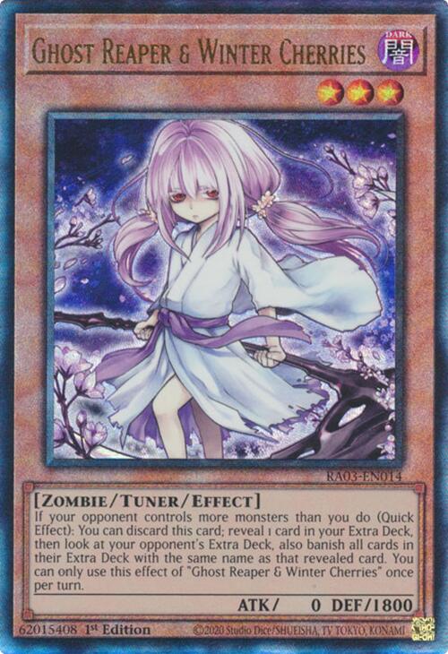 Ghost Reaper & Winter Cherries (Alternate Art) (PUR) [RA03-EN014] Prismatic Ultimate Rare | Gam3 Escape