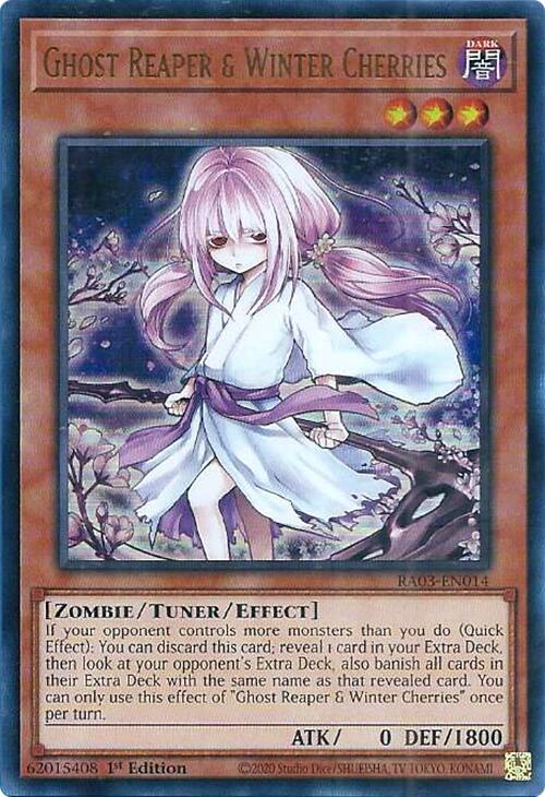 Ghost Reaper & Winter Cherries (Alternate Art) (UR) [RA03-EN014] Ultra Rare | Gam3 Escape