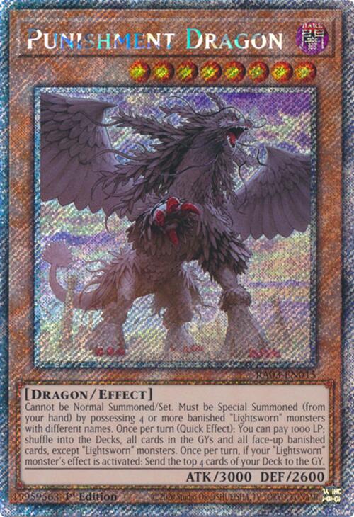 Punishment Dragon (Platinum Secret Rare) [RA03-EN015] Platinum Secret Rare | Gam3 Escape