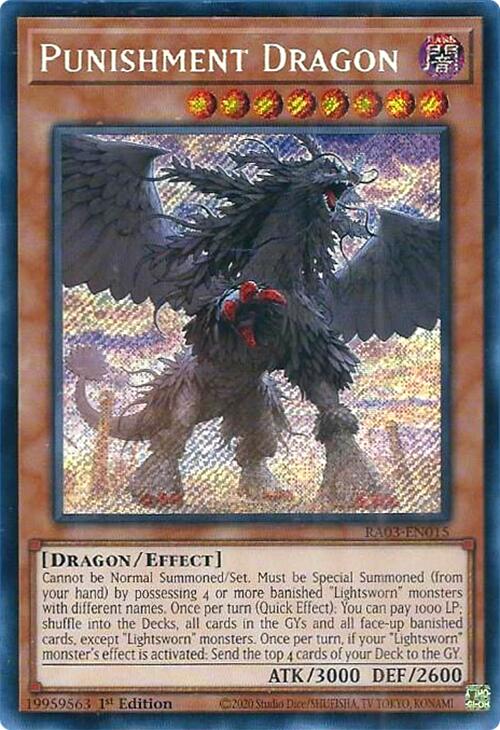 Punishment Dragon (Secret Rare) [RA03-EN015] Secret Rare | Gam3 Escape