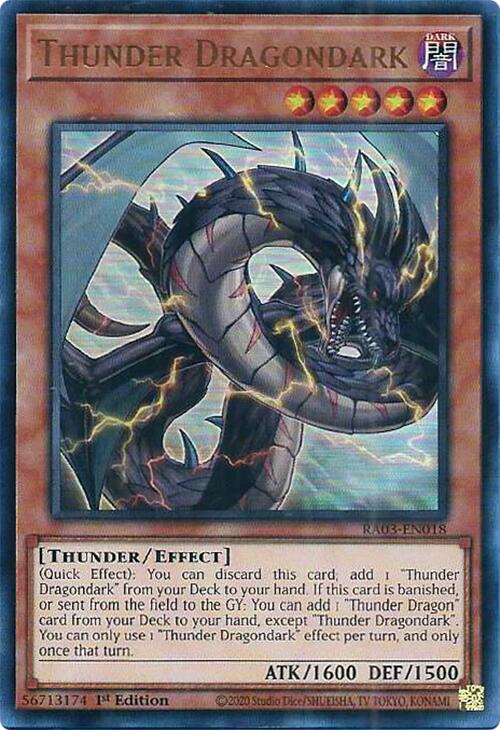 Thunder Dragondark (UR) [RA03-EN018] Ultra Rare | Gam3 Escape