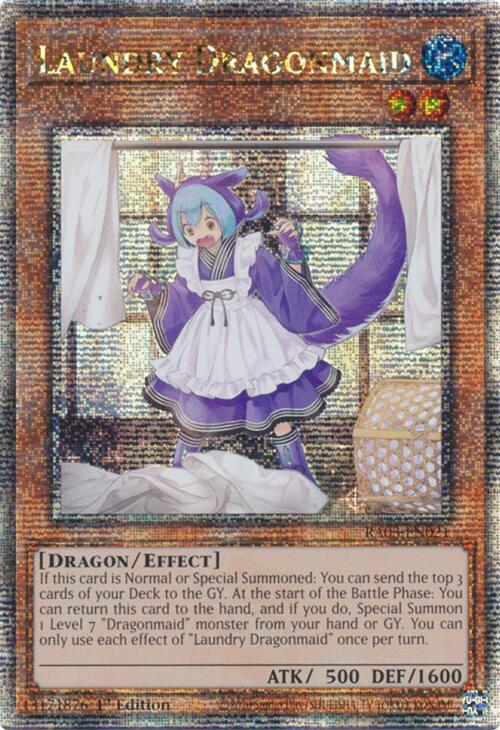 Laundry Dragonmaid (Quarter Century Secret Rare) [RA03-EN021] Quarter Century Secret Rare | Gam3 Escape