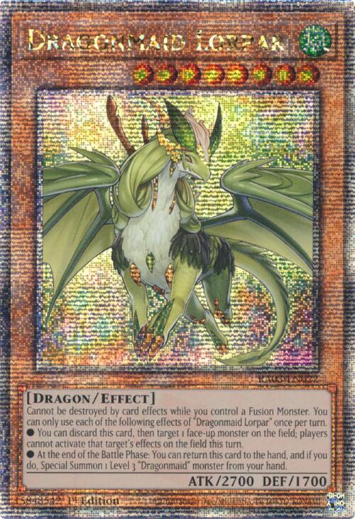 Dragonmaid Lorpar (Quarter Century Secret Rare) [RA03-EN022] Quarter Century Secret Rare | Gam3 Escape