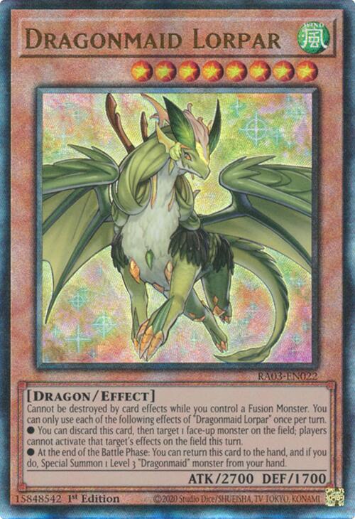 Dragonmaid Lorpar (UTR) [RA03-EN022] Prismatic Ultimate Rare | Gam3 Escape