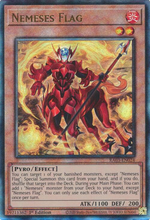 Nemeses Flag (UTR) [RA03-EN024] Prismatic Ultimate Rare | Gam3 Escape
