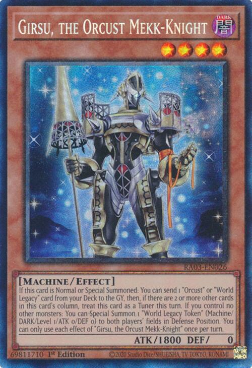 Girsu, the Orcust Mekk-Knight (CR) [RA03-EN026] Prismatic Collector's Rare | Gam3 Escape