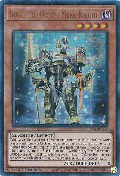 Girsu, the Orcust Mekk-Knight (UR) [RA03-EN026] Ultra Rare | Gam3 Escape