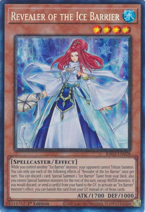 Revealer of the Ice Barrier (CR) [RA03-EN028] Prismatic Collector's Rare | Gam3 Escape