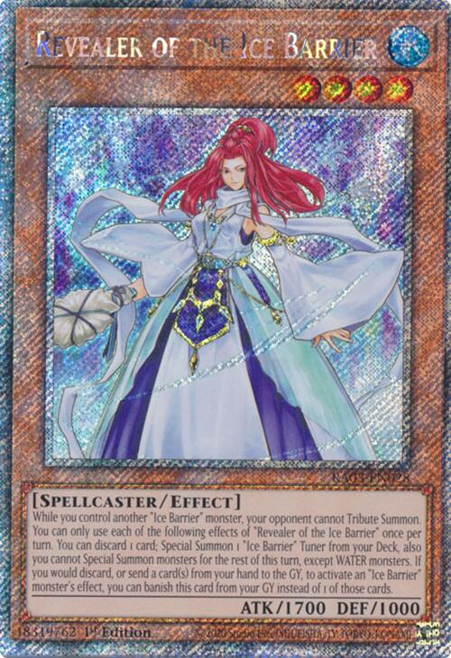Revealer of the Ice Barrier (Platinum Secret Rare) [RA03-EN028] Platinum Secret Rare | Gam3 Escape