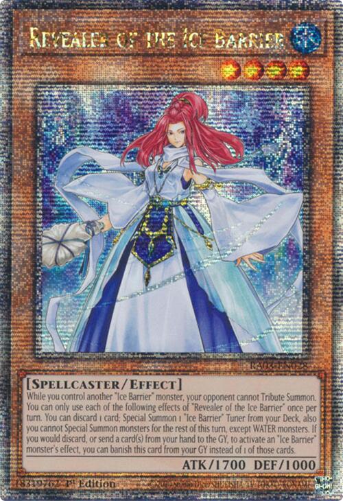 Revealer of the Ice Barrier (Quarter Century Secret Rare) [RA03-EN028] Quarter Century Secret Rare | Gam3 Escape