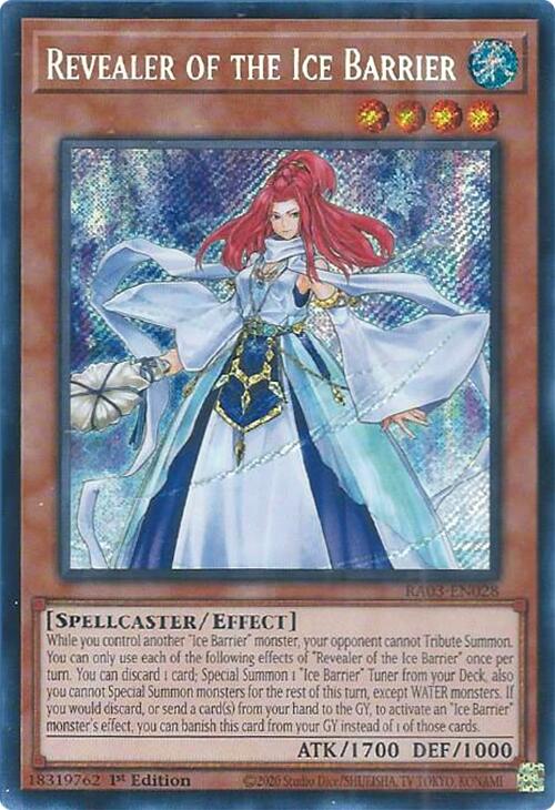 Revealer of the Ice Barrier (Secret Rare) [RA03-EN028] Secret Rare | Gam3 Escape