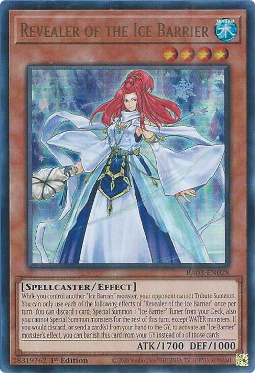 Revealer of the Ice Barrier (UR) [RA03-EN028] Ultra Rare | Gam3 Escape