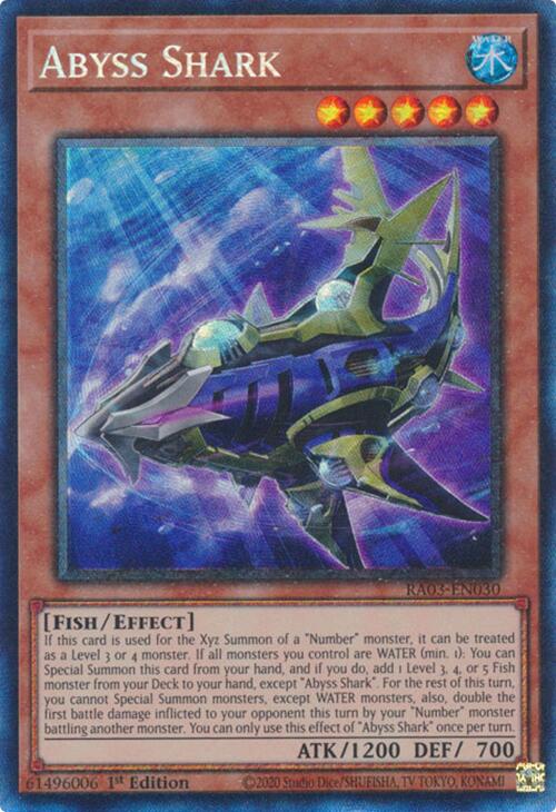 Abyss Shark (CR) [RA03-EN030] Prismatic Collector's Rare | Gam3 Escape