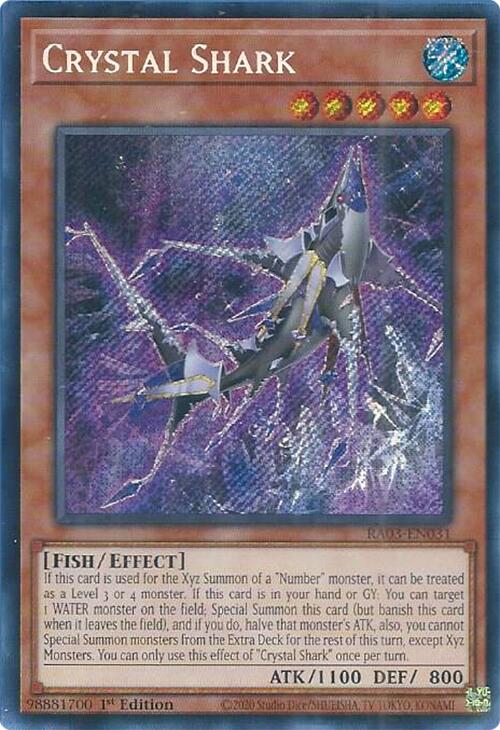 Crystal Shark (Secret Rare) [RA03-EN031] Secret Rare | Gam3 Escape