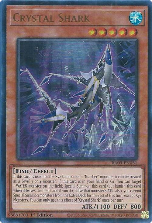 Crystal Shark (UR) [RA03-EN031] Ultra Rare | Gam3 Escape