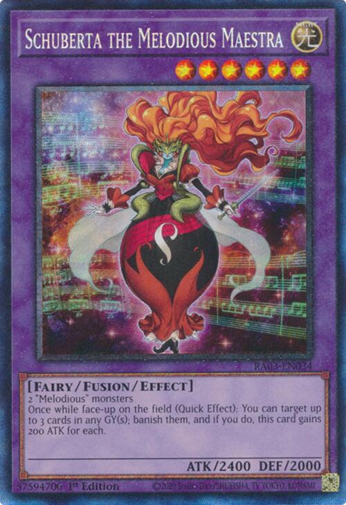 Schuberta the Melodious Maestra (CR) [RA03-EN034] Prismatic Collector's Rare | Gam3 Escape