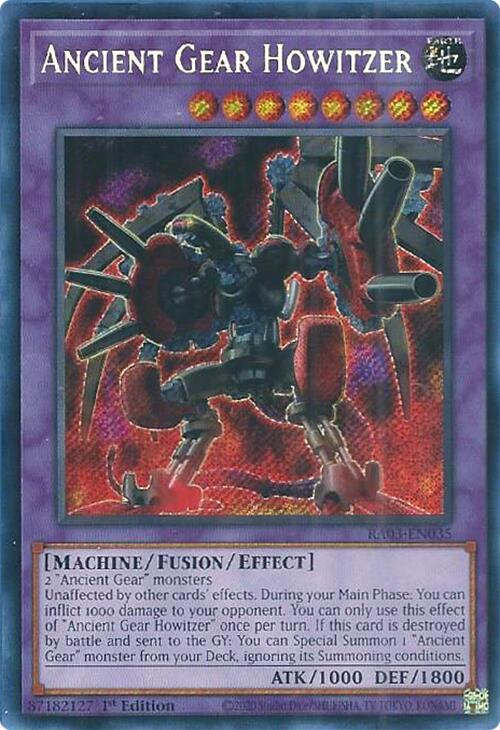 Ancient Gear Howitzer (Secret Rare) [RA03-EN035] Secret Rare | Gam3 Escape