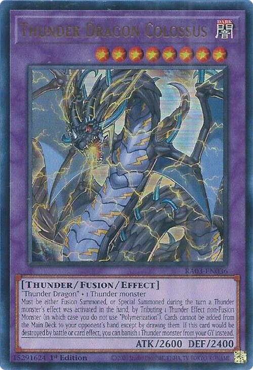 Thunder Dragon Colossus (UR) [RA03-EN036] Ultra Rare | Gam3 Escape