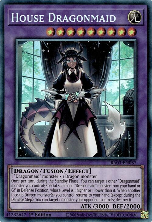 House Dragonmaid (CR) [RA03-EN037] Prismatic Collector's Rare | Gam3 Escape