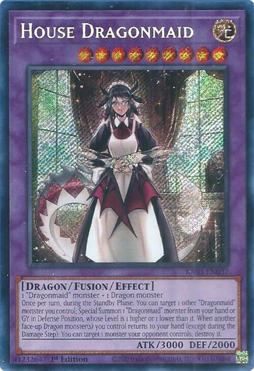 House Dragonmaid (Secret Rare) [RA03-EN037] Secret Rare | Gam3 Escape