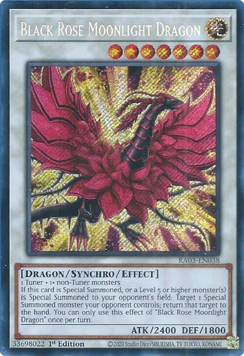 Black Rose Moonlight Dragon (Secret Rare) [RA03-EN038] Secret Rare | Gam3 Escape