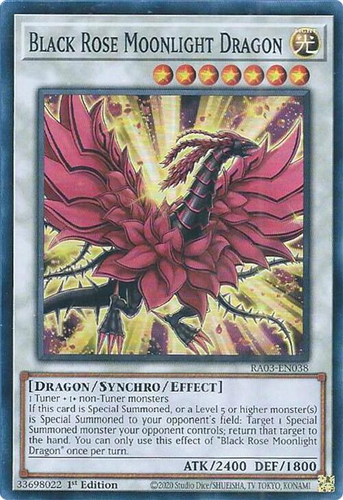 Black Rose Moonlight Dragon [RA03-EN038] Super Rare | Gam3 Escape