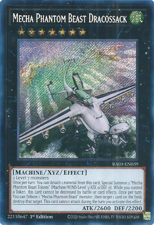 Mecha Phantom Beast Dracossack (Secret Rare) [RA03-EN039] Secret Rare | Gam3 Escape