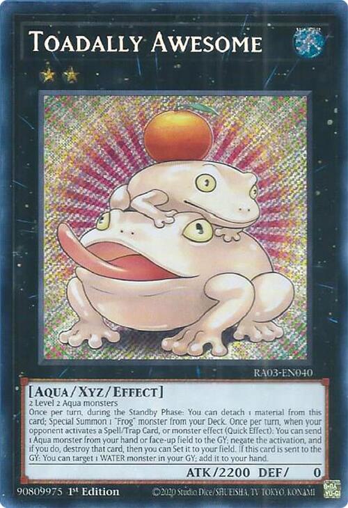 Toadally Awesome (Secret Rare) [RA03-EN040] Secret Rare | Gam3 Escape