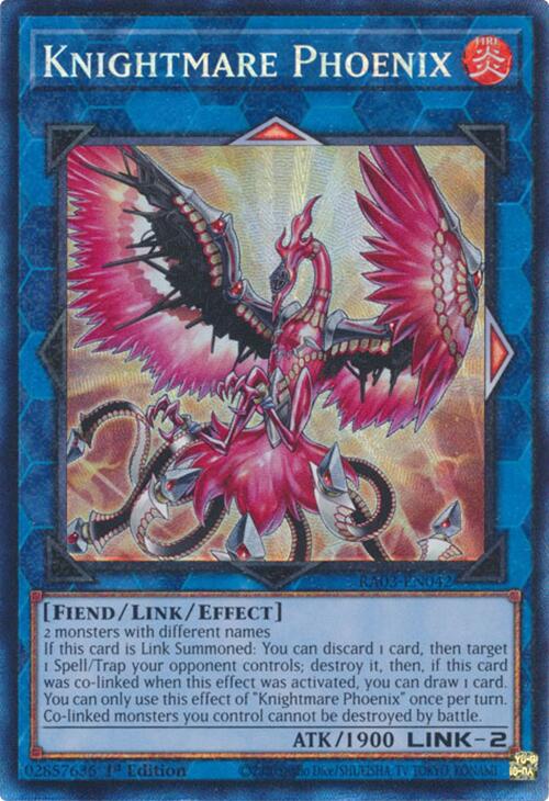 Knightmare Phoenix (CR) [RA03-EN042] Prismatic Collector's Rare | Gam3 Escape