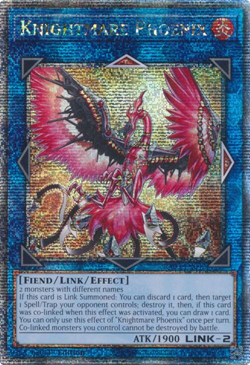 Knightmare Phoenix (Quarter Century Secret Rare) [RA03-EN042] Quarter Century Secret Rare | Gam3 Escape