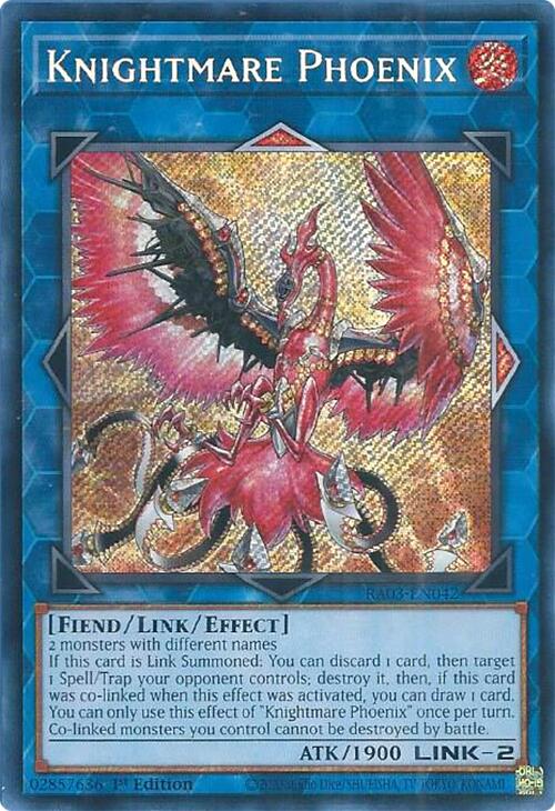 Knightmare Phoenix (Secret Rare) [RA03-EN042] Secret Rare | Gam3 Escape