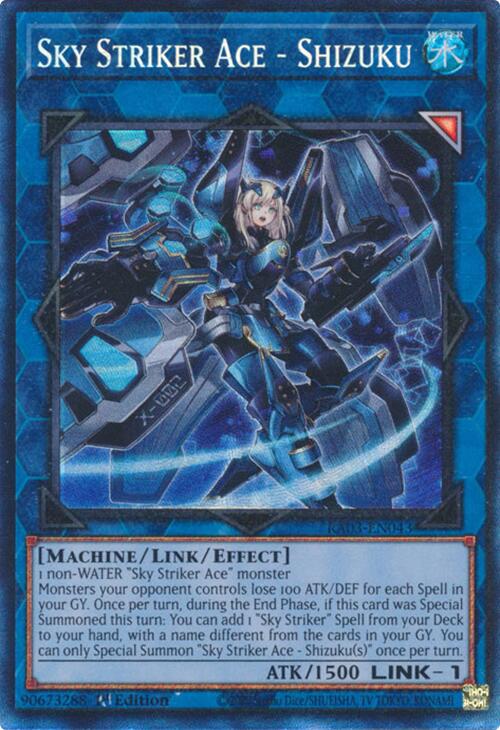 Sky Striker Ace - Shizuku (CR) [RA03-EN043] Prismatic Collector's Rare | Gam3 Escape