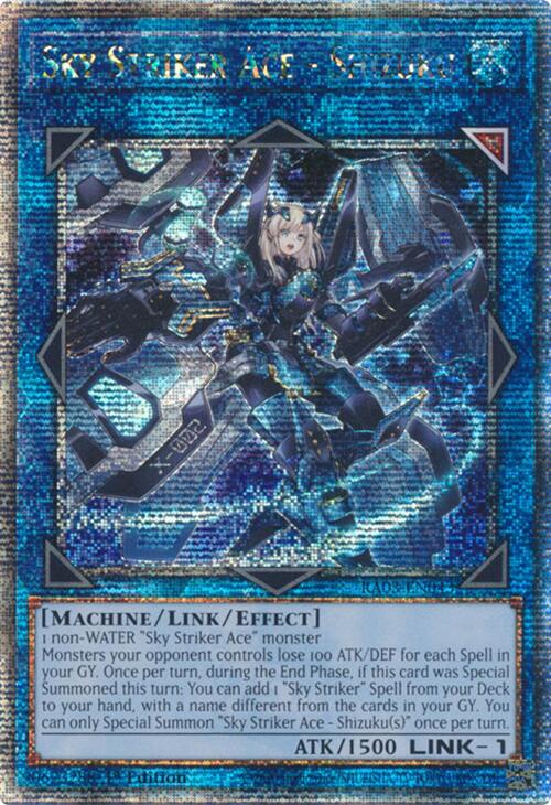 Sky Striker Ace - Shizuku (Quarter Century Secret Rare) [RA03-EN043] Quarter Century Secret Rare | Gam3 Escape