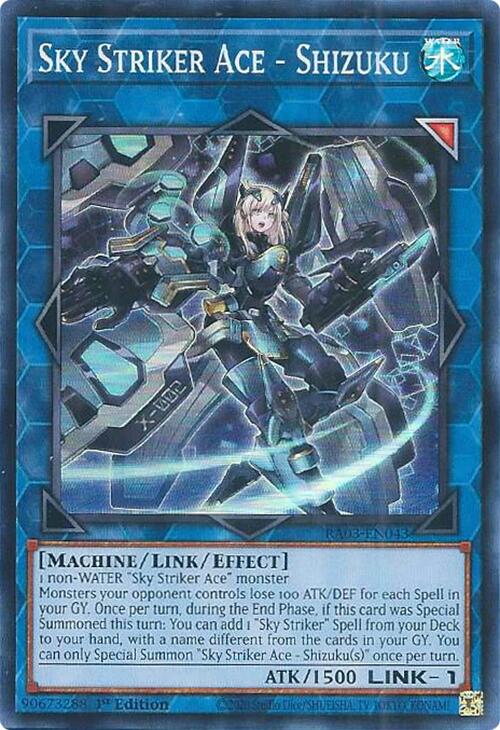 Sky Striker Ace - Shizuku [RA03-EN043] Super Rare | Gam3 Escape