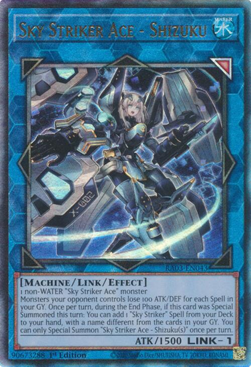 Sky Striker Ace - Shizuku (UTR) [RA03-EN043] Prismatic Ultimate Rare | Gam3 Escape