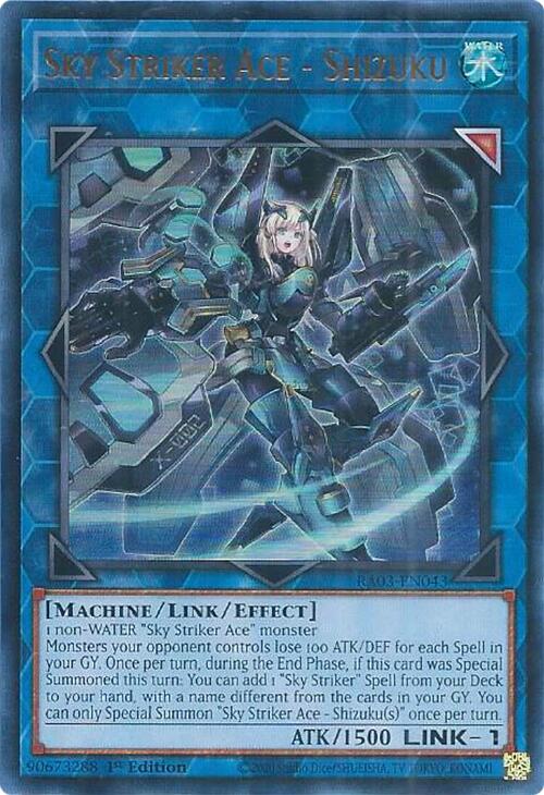 Sky Striker Ace - Shizuku (UR) [RA03-EN043] Ultra Rare | Gam3 Escape