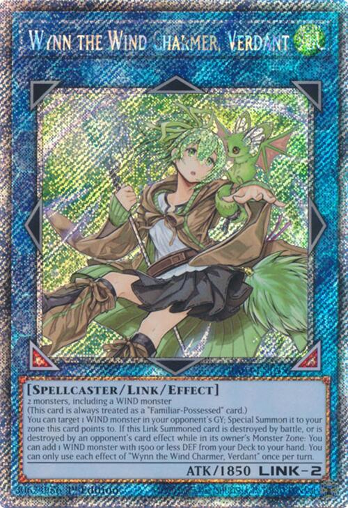 Wynn the Wind Charmer, Verdant (Platinum Secret Rare) [RA03-EN045] Platinum Secret Rare | Gam3 Escape