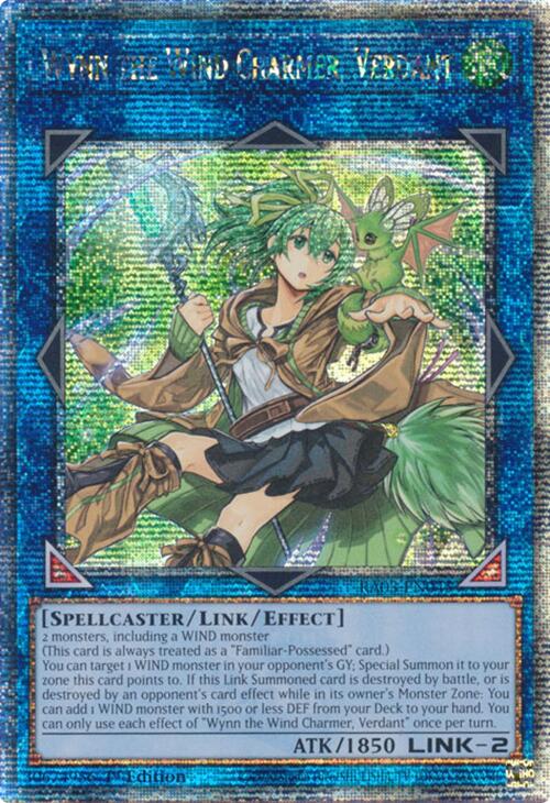 Wynn the Wind Charmer, Verdant (Quarter Century Secret Rare) [RA03-EN045] Quarter Century Secret Rare | Gam3 Escape