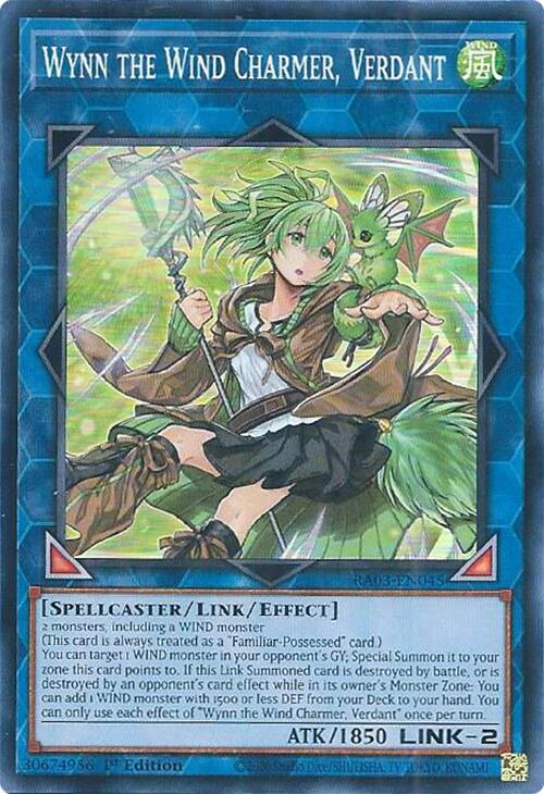 Wynn the Wind Charmer, Verdant [RA03-EN045] Super Rare | Gam3 Escape