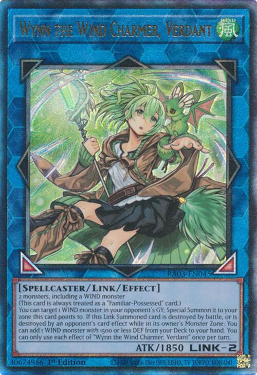 Wynn the Wind Charmer, Verdant (UTR) [RA03-EN045] Prismatic Ultimate Rare | Gam3 Escape