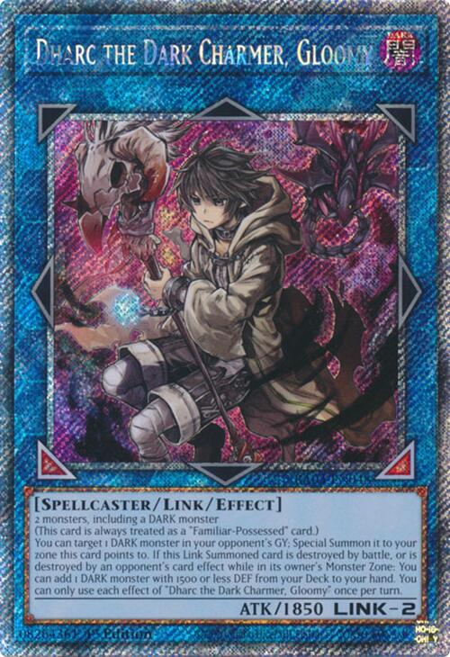 Dharc the Dark Charmer, Gloomy (Platinum Secret Rare) [RA03-EN048] Platinum Secret Rare | Gam3 Escape