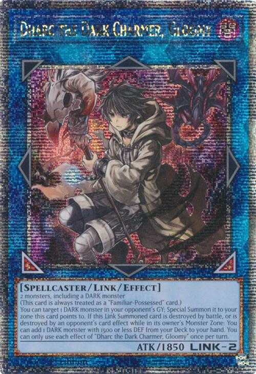 Dharc the Dark Charmer, Gloomy (Quarter Century Secret Rare) [RA03-EN048] Quarter Century Secret Rare | Gam3 Escape