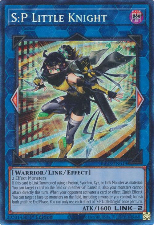 S:P Little Knight (CR) [RA03-EN049] Prismatic Collector's Rare | Gam3 Escape