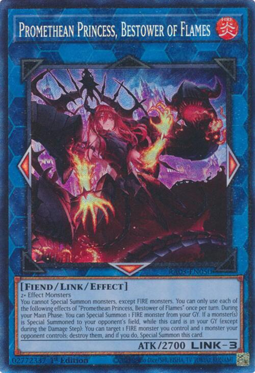 Promethean Princess, Bestower of Flames (CR) [RA03-EN050] Prismatic Collector's Rare | Gam3 Escape