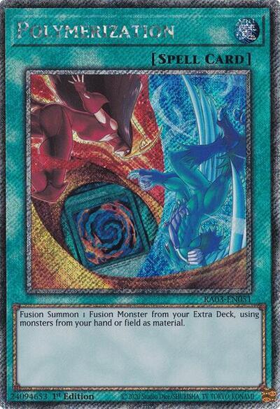 Polymerization (Platinum Secret Rare) [RA03-EN051] Platinum Secret Rare | Gam3 Escape