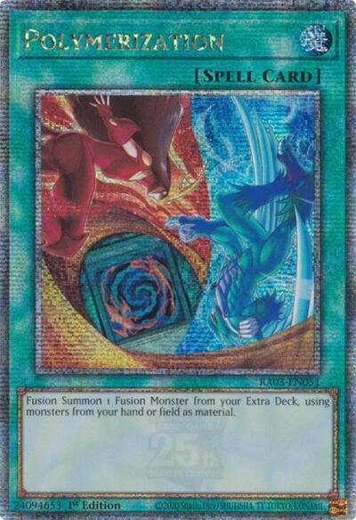 Polymerization (Quarter Century Secret Rare) [RA03-EN051] Quarter Century Secret Rare | Gam3 Escape