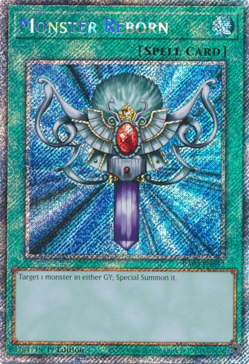 Monster Reborn (Platinum Secret Rare) [RA03-EN052] Platinum Secret Rare | Gam3 Escape